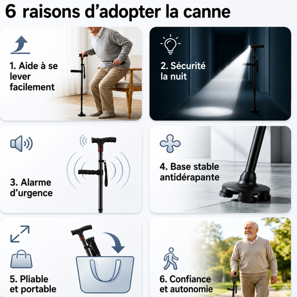 Canne de Marche Pliable Vyroxs™