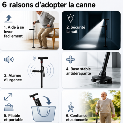 Canne de Marche Pliable Vyroxs™